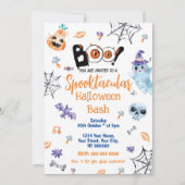 Spooktacular Halloween Bash Party uitnodiging (Voorkant)