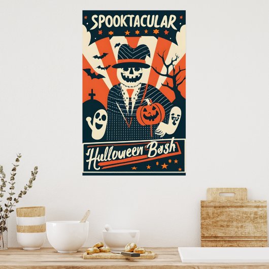 Spooktacular Halloween Bash Poster (Keuken)