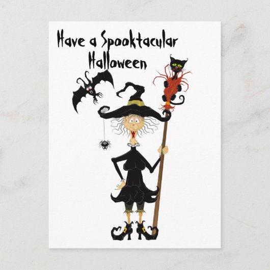 Spooktacular Halloween Briefkaart (Voorkant)