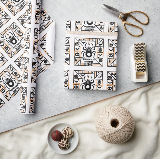 spooktacular halloween cadeaupapier (Crafts)