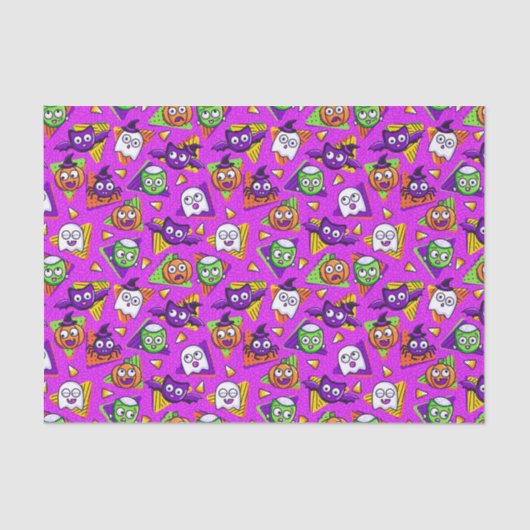 Spooktacular Halloween Characters Tissue Paper Tissuepapier (Voorkant)