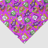 Spooktacular Halloween Characters Tissue Paper Tissuepapier (Detail)