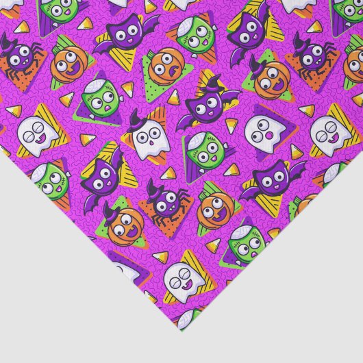 Spooktacular Halloween Characters Tissue Paper Tissuepapier (Detail)