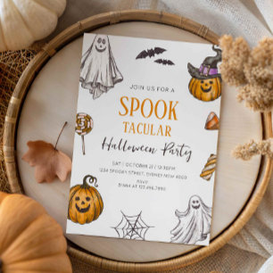Spooktacular Halloween-feest Cute Kids Halloween Kaart