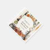 Spooktacular Halloween Ghost Pumpkin Baby Shower Servet (Hoek)