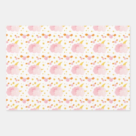 Spooktacular Halloween ghoulish stijl patroon Inpakpapier Vel (Voorkant)