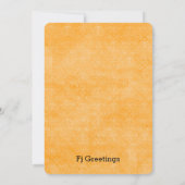 Spooktacular Halloween Greetings Foto Kaart (Achterkant)