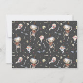 Spooktacular Halloween Jongen Foto Verjaardagsfees Kaart (Achterkant)