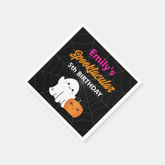 Spooktacular Halloween Kids Verjaardagsfeest Servet (Hoek)
