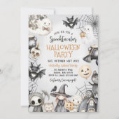 Spooktacular Halloween Leuk Spookfeest Kaart (Voorkant)