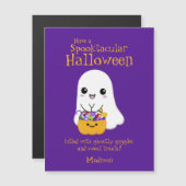Spooktacular Halloween Leuke Ghost Paarse (Voorkant / Achterkant)