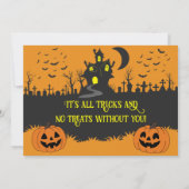 Spooktacular Halloween Monster Photo Kids Birthday Kaart (Achterkant)