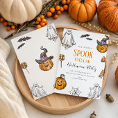 Spooktacular Halloween Party Cute Kids Halloween Kaart