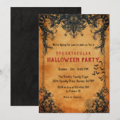 Spooktacular Halloween Party In Kaart (Voorkant / Achterkant)