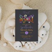 Spooktacular Halloween Party Invitation Kaart