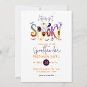 Spooktacular Halloween Party Invitation Kaart (Voorkant)
