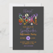 Spooktacular Halloween Party Invitation Kaart (Voorkant)