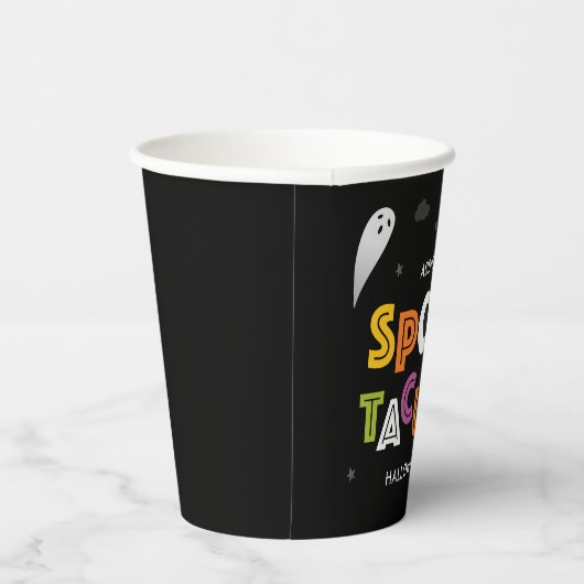 Spooktacular Halloween Party Paper Cup Papieren Bekers (Rechts)