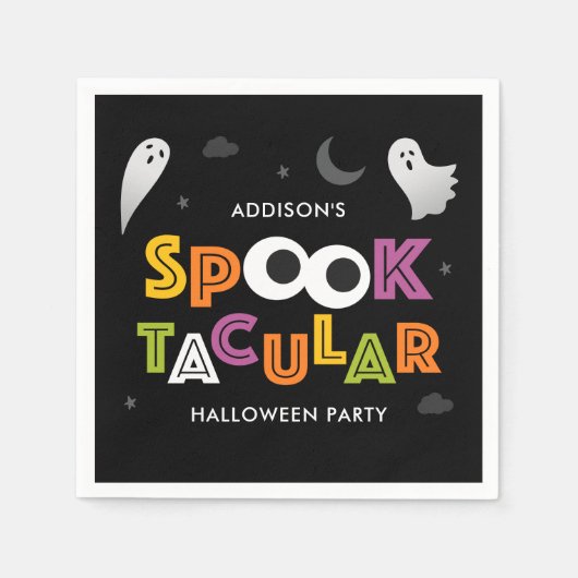 Spooktacular Halloween Party servetten (Voorkant)