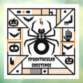 spooktacular halloween raamsticker (Vel 3)