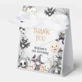 Spooktacular Halloween Schattige Ghost Verjaardags Bedankdoosjes (Voorkant Zijde)