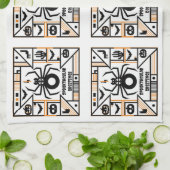 spooktacular halloween theedoek (Gevouwen)