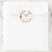 Spooktacular Halloween Verjaardag Dank u Ronde Sticker (Tas)