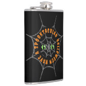 Spooktacular Halloween Vinyl Verpakte Flask Heupfles (Rechts)