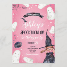 Spooktacular Halloween Witch Pet Ghost Birthday