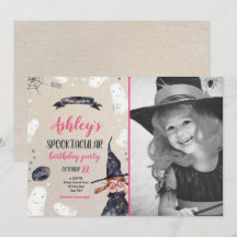 Spooktacular Halloween Witch Pet Ghost Birthday