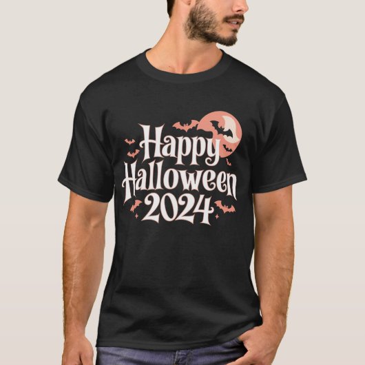 Spooktacular Happy Halloween 2024 T-shirt (Voorkant)