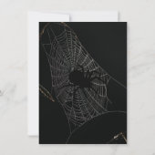 SpookTacular Haunted Castle Halloween Party Invite Kaart (Achterkant)