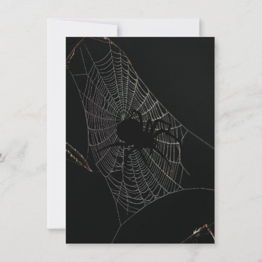 SpookTacular Haunted Castle Halloween Party Invite Kaart (Achterkant)