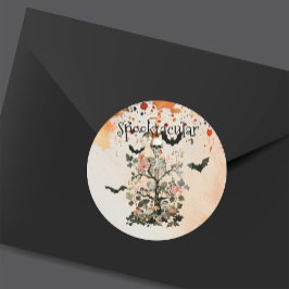 Spooktacular Haunted Forest Halloween Party Ronde Sticker