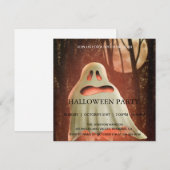 Spooktacular Haunted House Halloween Party Ghost Kaart (Voorkant / Achterkant)