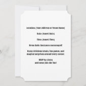 Spooktacular Haunted House Party Kaart (Achterkant)