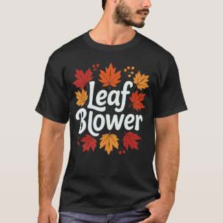 Spooktacular herfst bladblazer zuigende bladblazer t-shirt