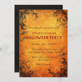 Spooktacular I Ivy uitnodiging (Voorkant / Achterkant)