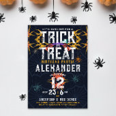 Spooktacular Kleurrijke Spider Halloween Verjaarda Kaart