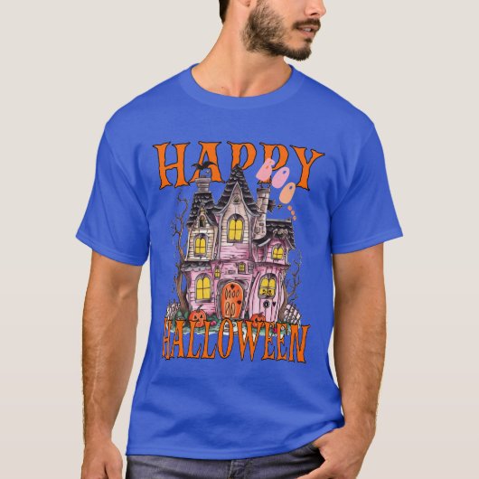 "Spooktacular lacht te wachten, gelukkig Halloween T-shirt (Voorkant)