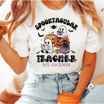 Spooktacular Leraar Aangepaste Naam Schattige Hall