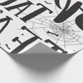 Spooktacular Leraar - Grappige Leraar Halloween Cadeaupapier (Hoek)