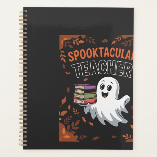 Spooktacular leraar Halloween T-shirt Planner (Voorkant)