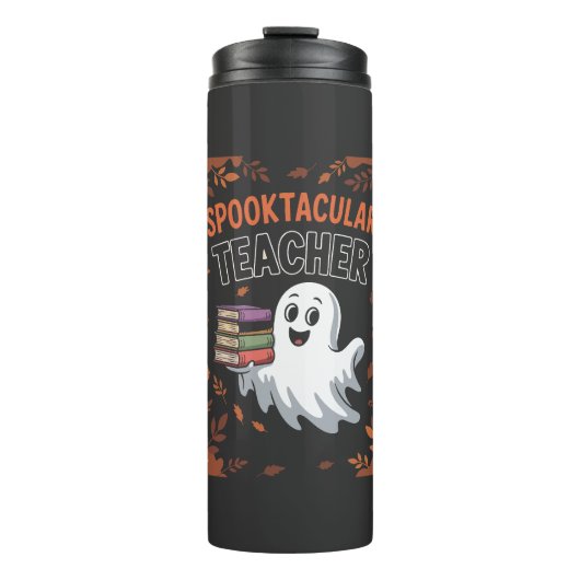 Spooktacular leraar Halloween T-shirt Thermosbeker (Voorkant)