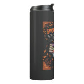 Spooktacular leraar Halloween T-shirt Thermosbeker (Gedraaid links)