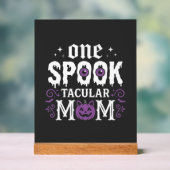 Spooktacular Moeder Halloween Ontwerp_1 Acryl Bord (Neutraal)