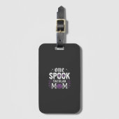 Spooktacular Moeder Halloween ontwerp_1 Bagagelabel (Voorkant (verticaal))