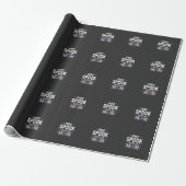 Spooktacular Moeder Halloween Ontwerp_1 Cadeaupapier (Uitgerold)