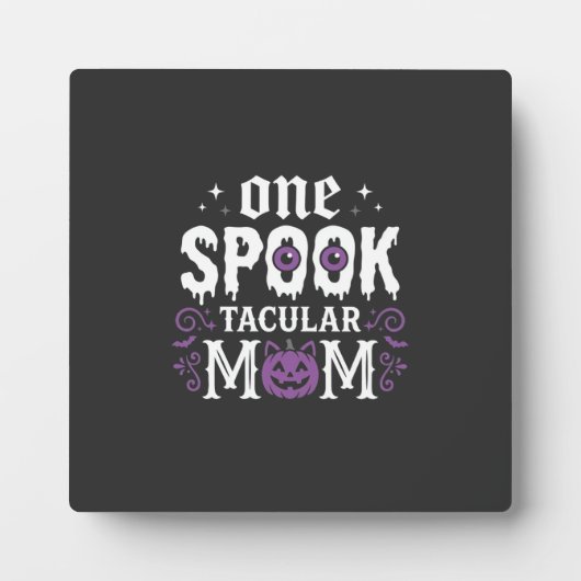 Spooktacular Moeder Halloween ontwerp_1 Fotoplaat (Voorkant)