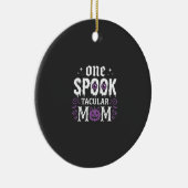 Spooktacular Moeder Halloween ontwerp_1 Keramisch Ornament (Rechts)